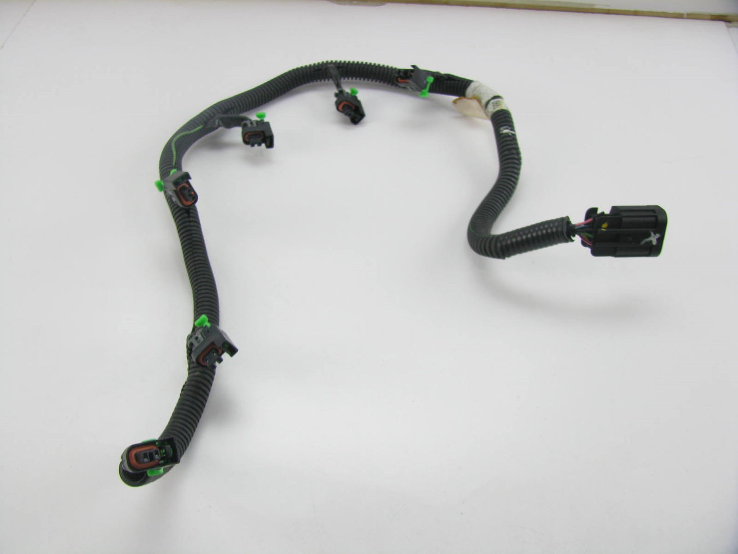 (6) MINI-DELPHI Fuel Injector Pigtail Connectors On A GM Wire Harness