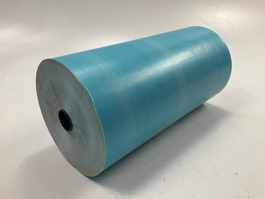 COSMETIC DAMAGE UNBOXED - Blue Poly Masking Paper, 12'' Wide X 700 Feet Long