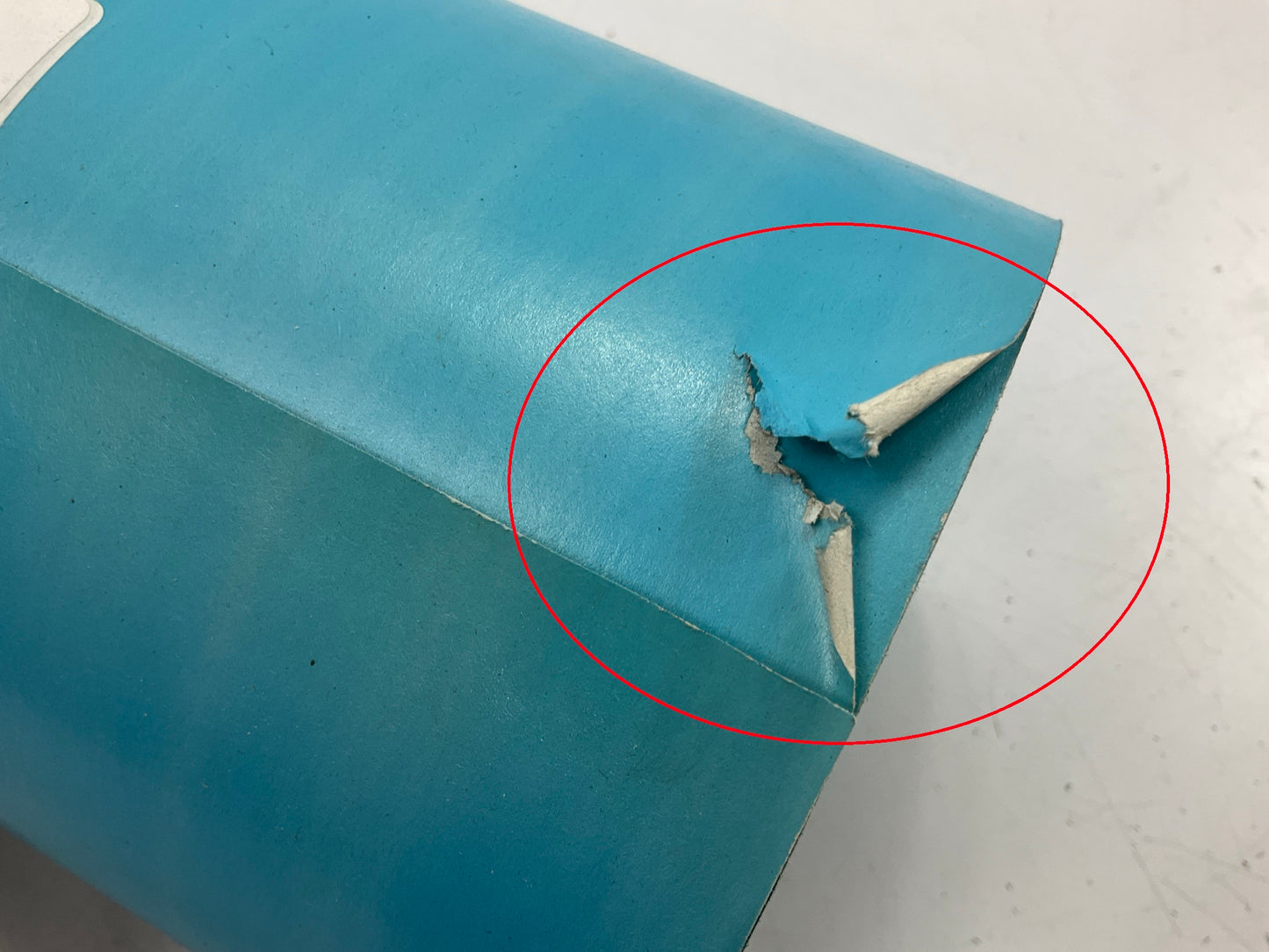COSMETIC DAMAGE UNBOXED - Blue Poly Masking Paper, 12'' Wide X 700 Feet Long