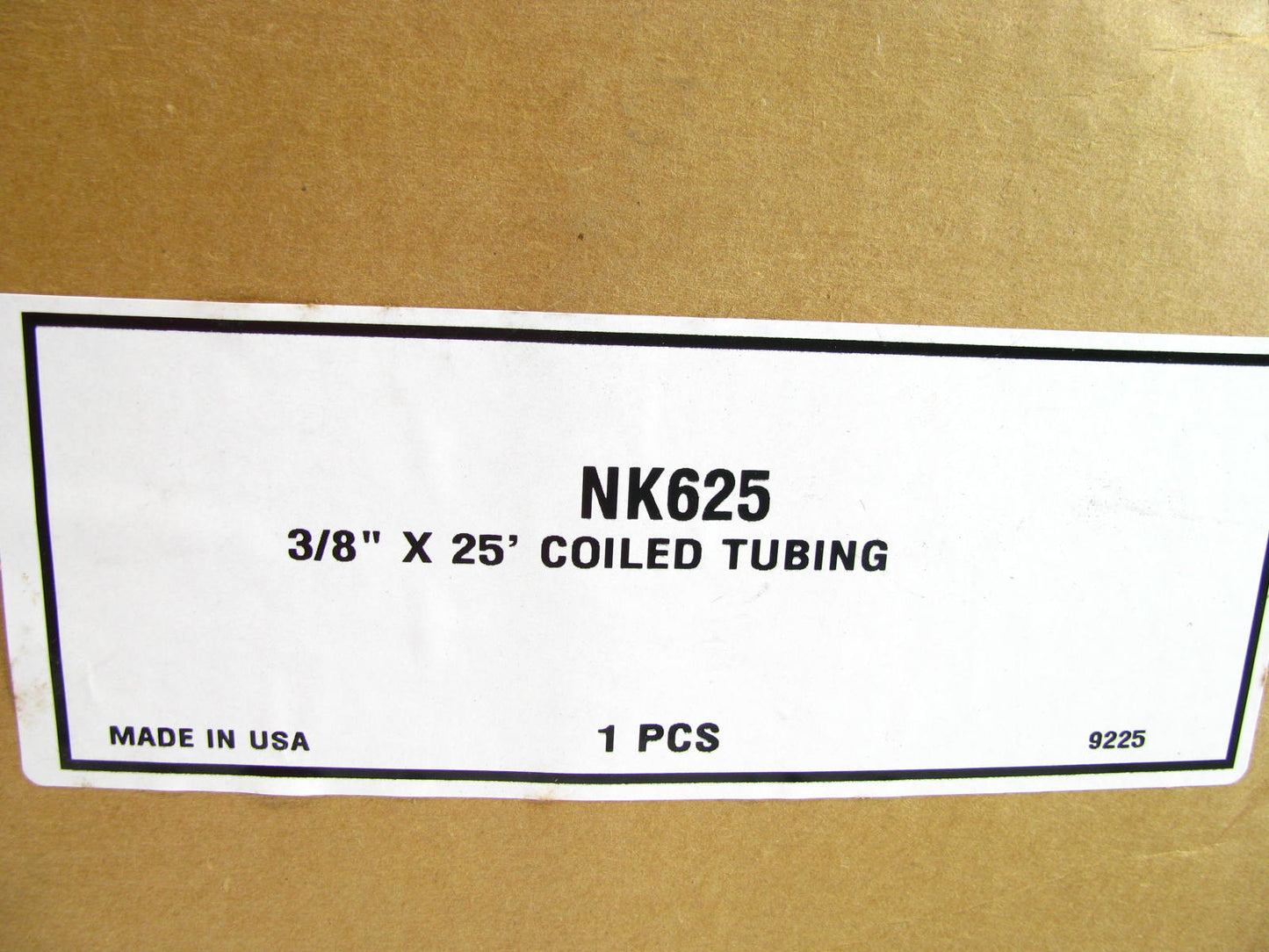 NEW - OUT OF BOX  NK625 3/8'' X  25' Coiled Tubing Fuel Line