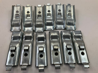130 Pcs - Pacific Shelf Support Clips Brackets For Metal Shelves, Used