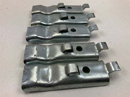 130 Pcs - Pacific Shelf Support Clips Brackets For Metal Shelves, Used