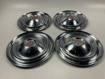 USED 1955-1957 Packard Chipper 15'' Hubcaps Wheel Covers Center Caps Set