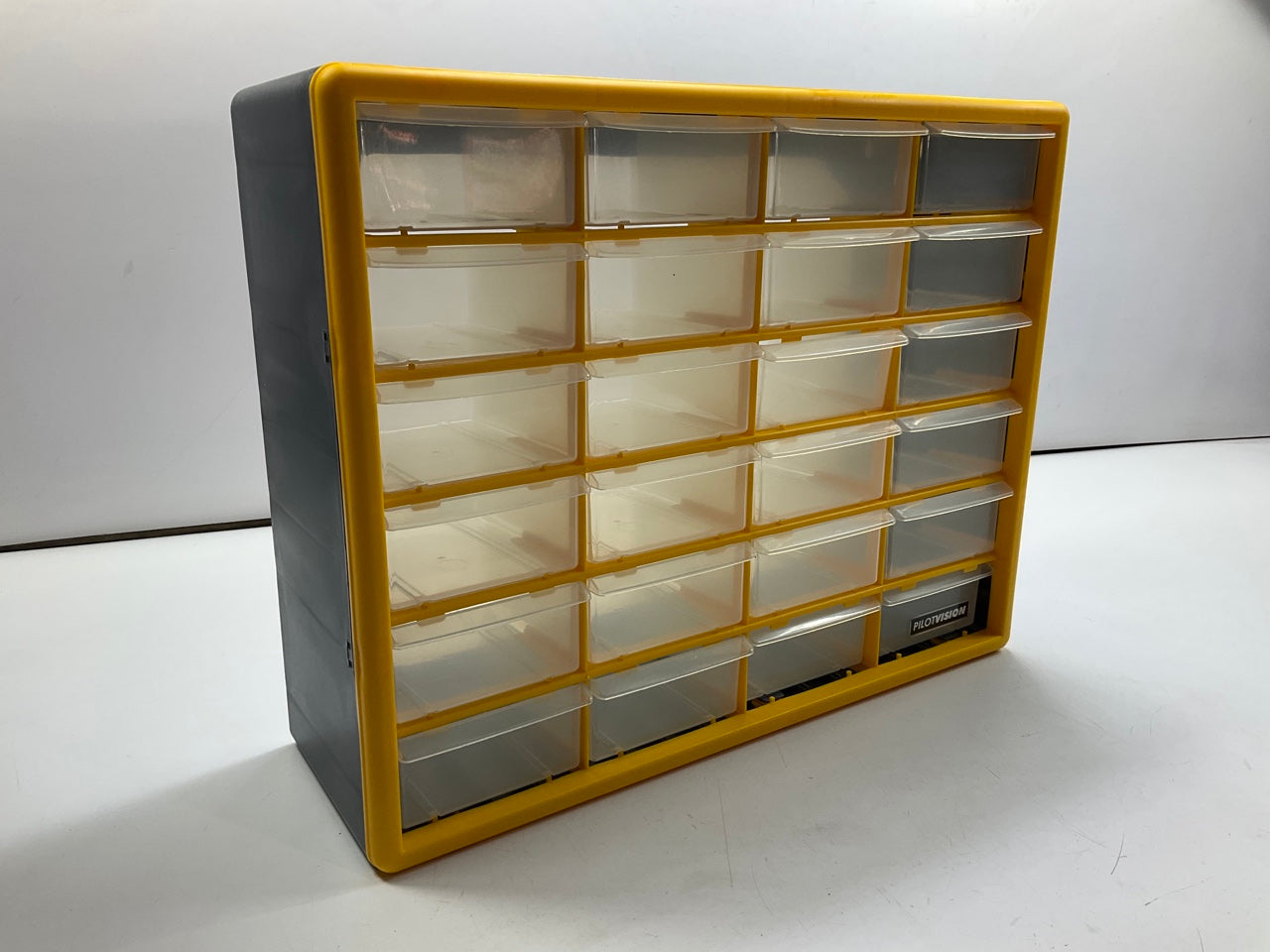 NEW UNBOXED PL-CAB24 Plastic Bin Organizer Parts Drawer Cabinet 17''x6''x15''