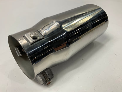 NEW UNBOX Pilot PM5127 Stainless Bolt-on Exhaust Tip, 3'' Outlet, 1.5''-2.25'' Pipe