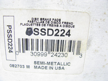 NEW - OUT OF BOX PSSD224 Semi-Metallic Disc Brake Pads - Front / Rear