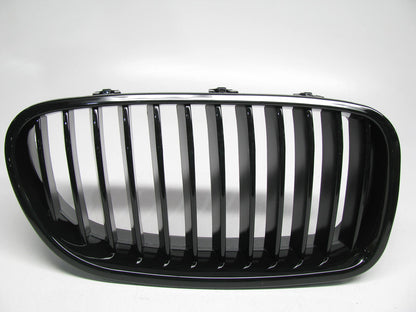 NEW Aftermarket BMW F10 Front Right Radiator BLACK Grille Insert (W/O CHROME)