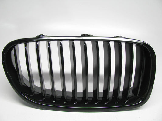 NEW Aftermarket BMW F10 Front Right Radiator BLACK Grille Insert (W/O CHROME)