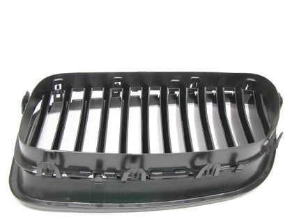 NEW Aftermarket BMW F10 Front Right Radiator BLACK Grille Insert (W/O CHROME)