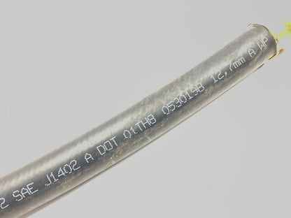 Unboxed Meritor R95550726BK Air System 1/2'' Air Hose, 3/8''-18 NPTF Swivel, 26'' L