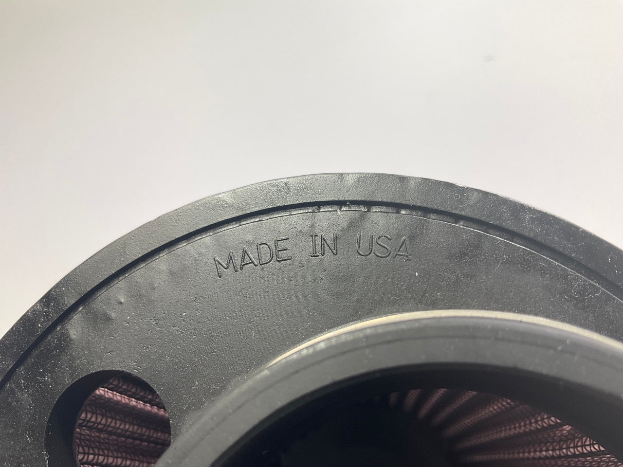 HAS VENT HOLE, SEE ACTUAL PHOTOS K&N RC-4490 Round Tapered HIGH-FLOW Air Filter