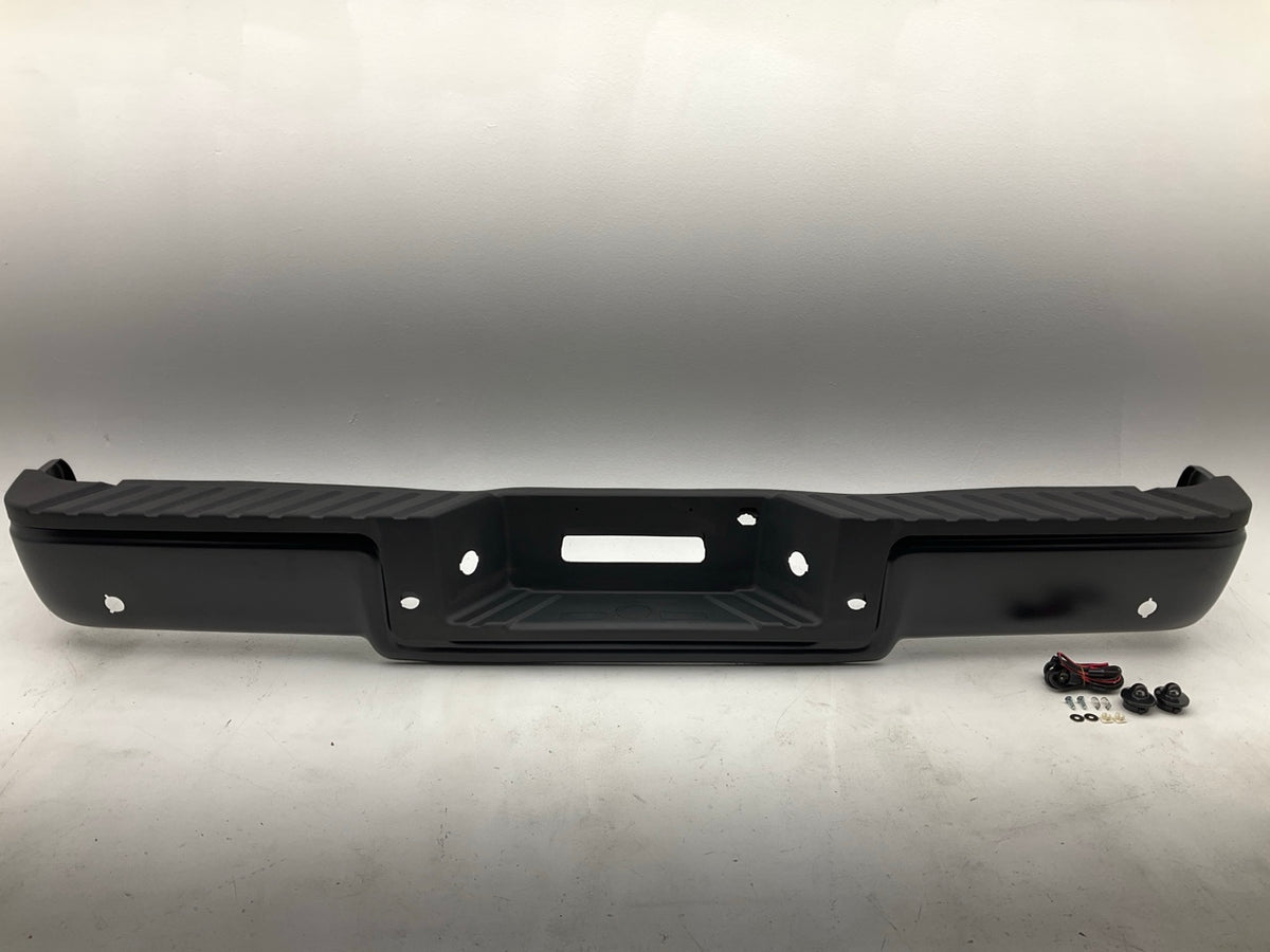 NEW REPF823922 Rear Step Bumper For 2004-2005 Ford F-150 W/ Parking Sensor Holes