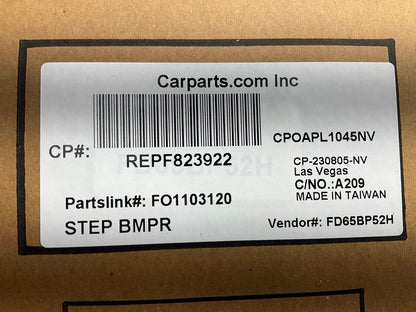 NEW REPF823922 Rear Step Bumper For 2004-2005 Ford F-150 W/ Parking Sensor Holes