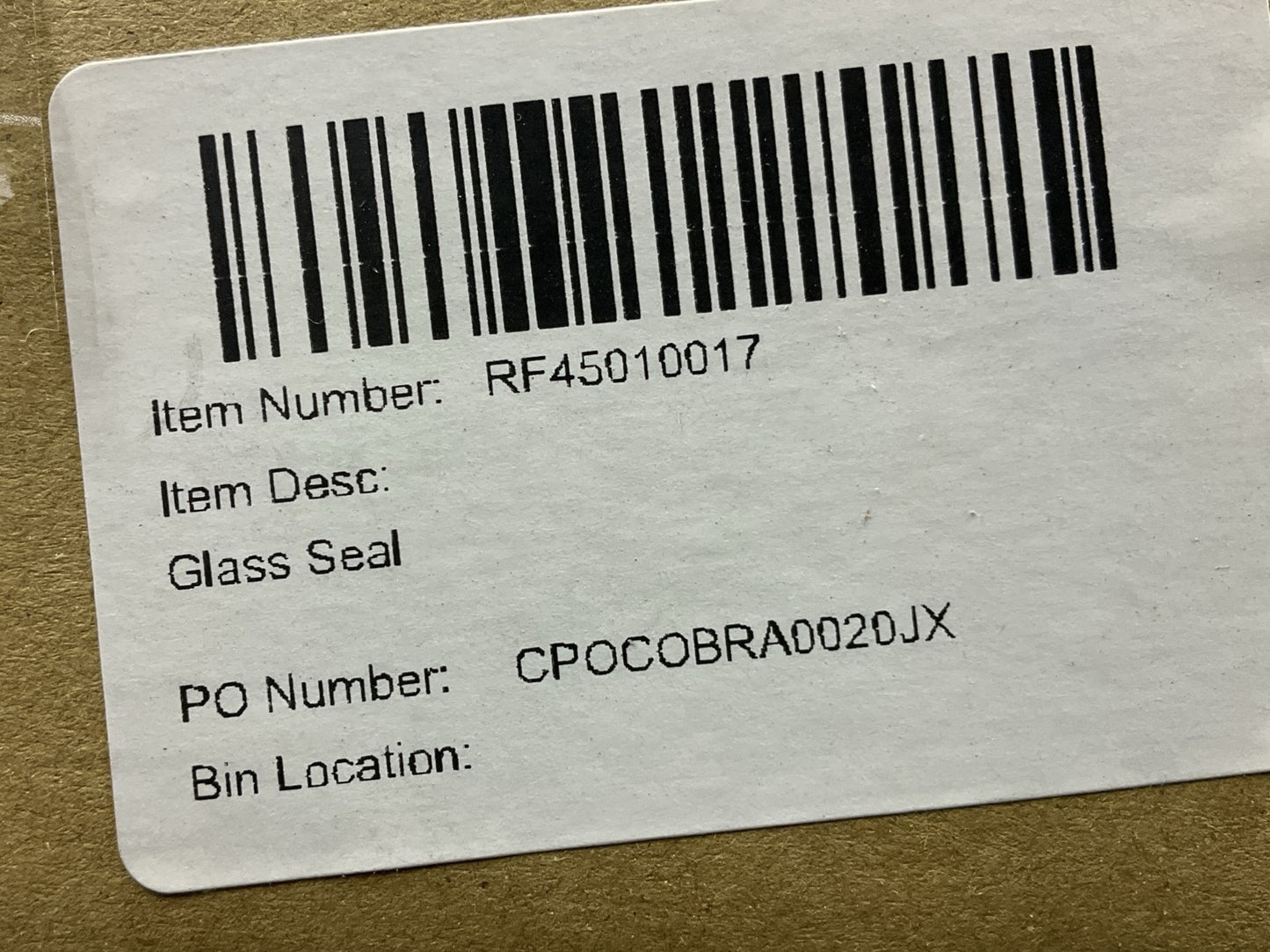 RF45010017 Front Passenger Door Weatherstrip Seal (On Door) 2013-20 Ford Fusion