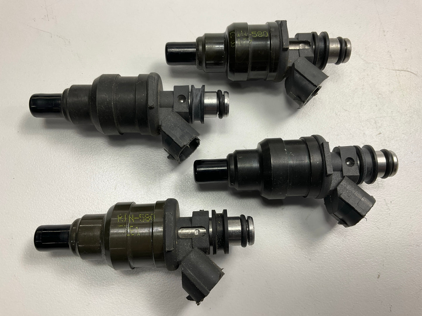 (4) NEW - OUT OF BOX RIN-580 Fuel Injector For 1990-1995 Mazda 1.6L 1.8L-L4