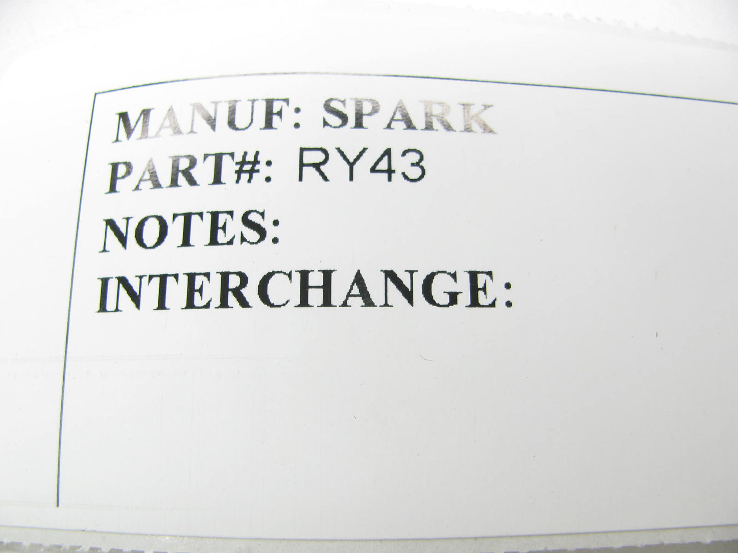 NEW - OUT OF BOX RY43 Engine Cooling Fan Motor Relay - R807 35749 19843
