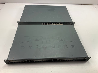 *PARTS / REPAIR ONLY* - (2) Aruba S2500-24P-US PoE S2500 Mobility Access Switch
