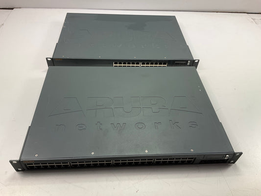 *PARTS / REPAIR ONLY* - (2) Aruba S2500-24P-US PoE S2500 Mobility Access Switch