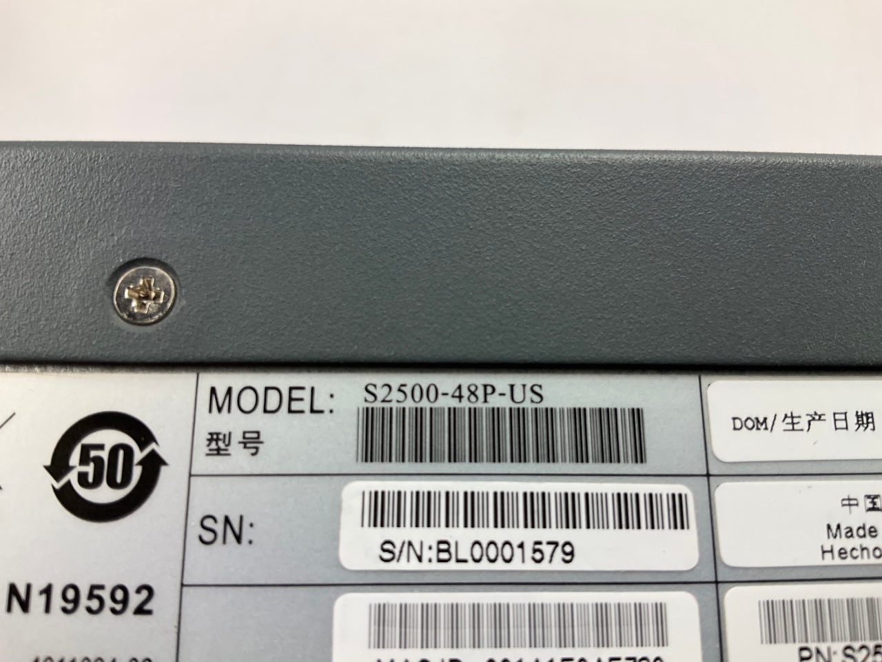 *PARTS / REPAIR ONLY* - (2) Aruba S2500-24P-US PoE S2500 Mobility Access Switch