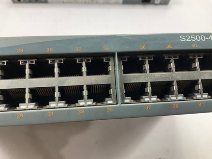 *PARTS / REPAIR ONLY* - (2) Aruba S2500-24P-US PoE S2500 Mobility Access Switch