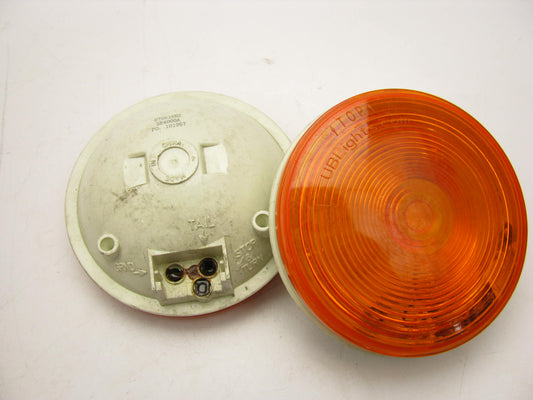 (32) Uni-Bond SE4000A Incandescent Round Signal/Park Lamp - Amber 4'' Round