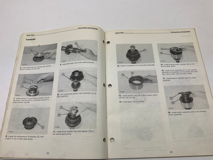 SENB8302 PowerTrain Disassembly Assembly Manual For CAT T40D, V40D, T40E, V40E