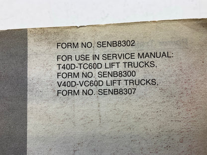 SENB8302 PowerTrain Disassembly Assembly Manual For CAT T40D, V40D, T40E, V40E