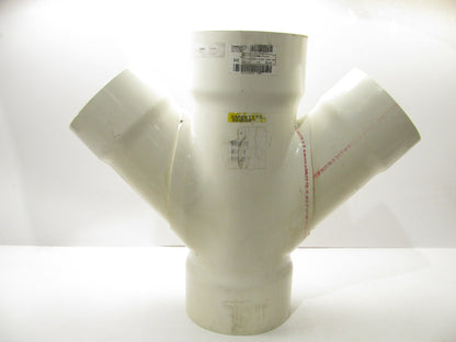 HUGE French Drain 12'' Water Run Off Pipe Double Wye 12''x12''x10''x10'' Schedule 40