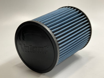 PLAIN BOXED VOLANT 5111 Blue High-Flow Cold Air Intake Air Filter 4'' In, 7'' Tall