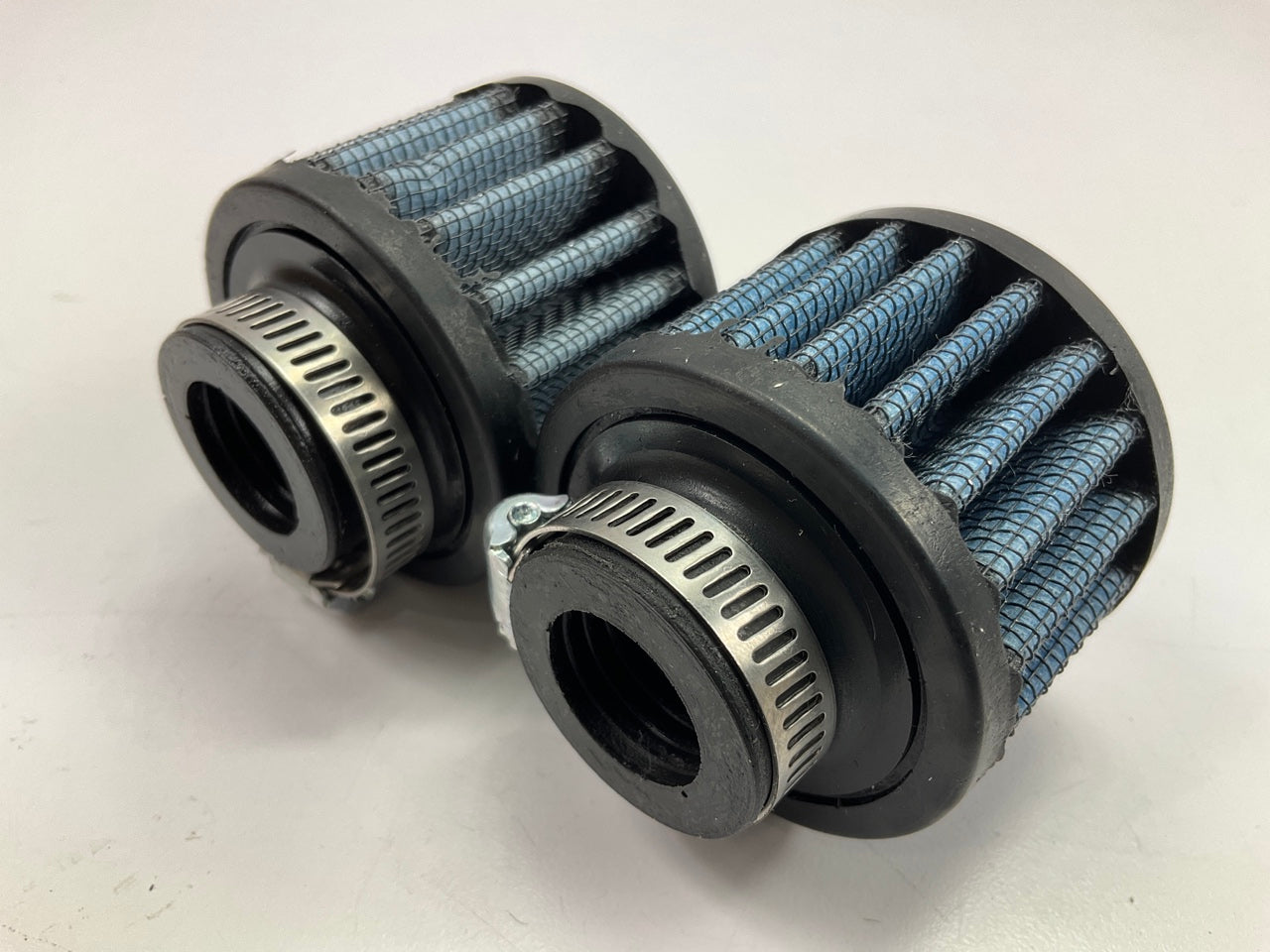 (2) PLAIN BOX Crankcase Breather Element Filter 3/4'' Inlet, 2'' H For Volant 5127