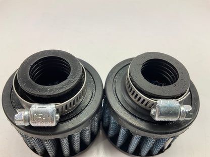 (2) PLAIN BOX Crankcase Breather Element Filter 3/4'' Inlet, 2'' H For Volant 5127