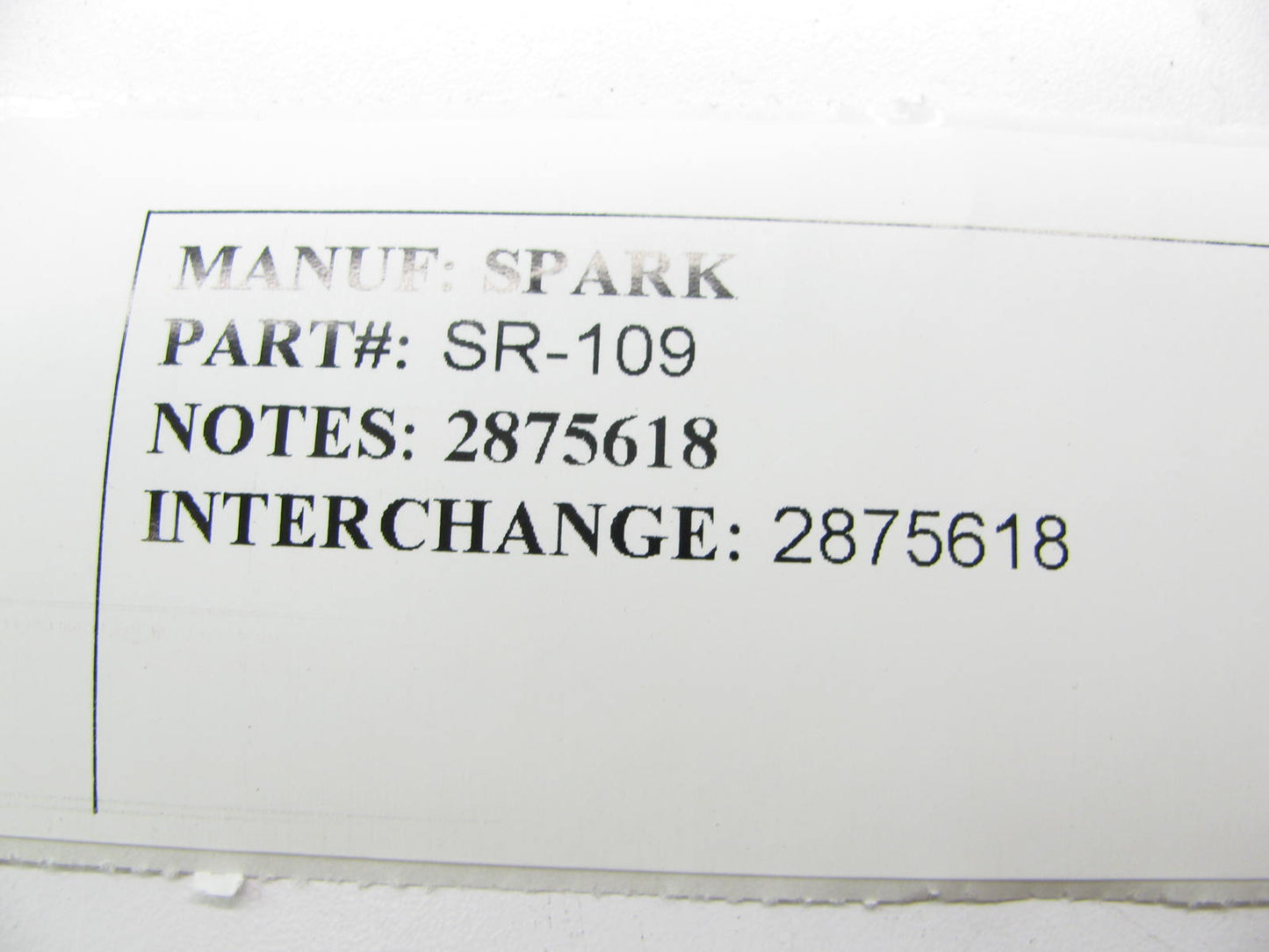 NEW - Out Of Box SR-109 Starter Relay - S108 2875618 CR612 1S5022 C1738A SR-109