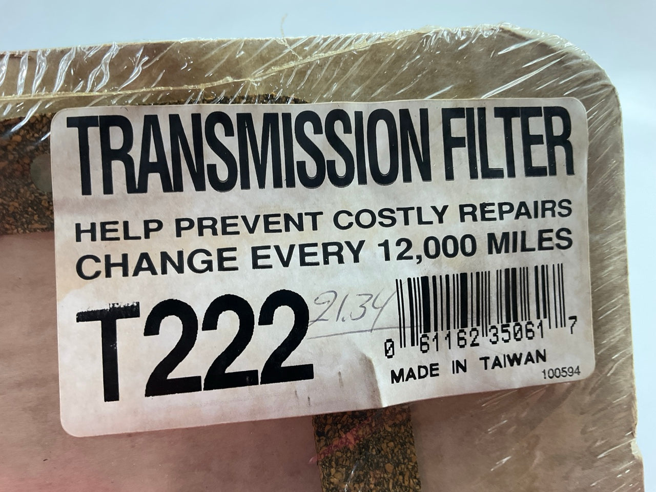 NEW - UNBOXED T222 Automatic Transmission Filter Kit