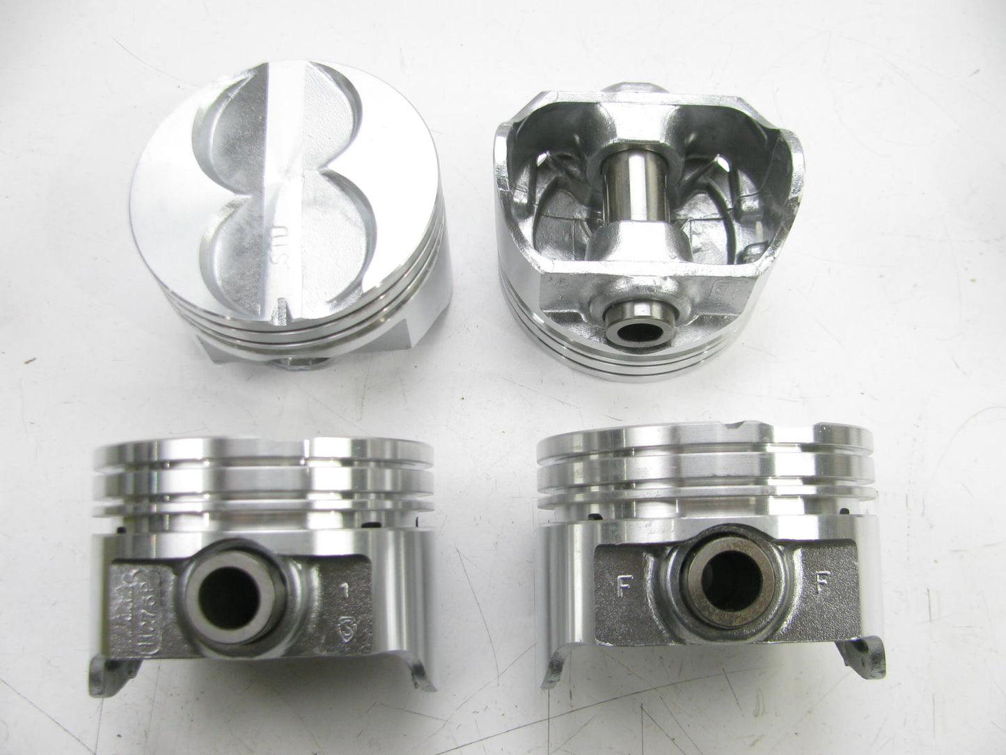 (8) TC2564 Hypereutectic Engine Pistons - Ford 302 5.0L V8