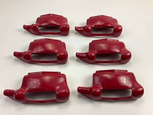 (6) TCR343 Red Plastic Mount / Demount Head For Hunter Tire Changers