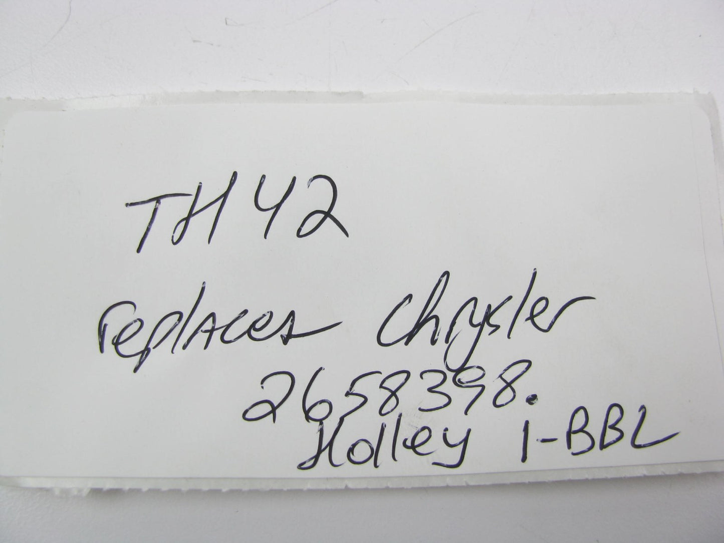 NEW - OUT OF BOX - TH42 Carburetor Choke Thermostat For Holley 1-BBL