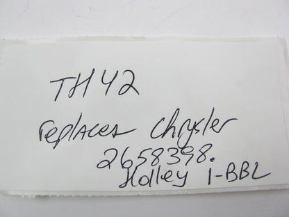 NEW - OUT OF BOX - TH42 Carburetor Choke Thermostat For Holley 1-BBL