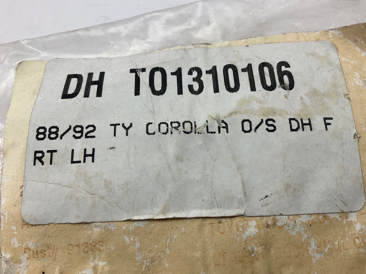 AFTERMARKET - FRONT LEFT EXTERIOR Door Handle For 89-92 Prizm 88-92 Corolla
