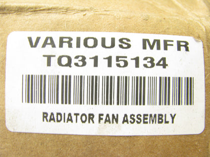 NEW - OUT OF BOX TQ3115134 Radiator Dual Cooling Fan W/ Reservoir 2004-05 Sienna