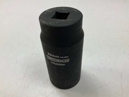 NEW - UNBOXED Mechanics Best TR25204 1/2'' Drive Axle Nut Socket, 32mm