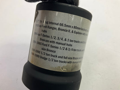 Unboxed TR25965 1/2'' Front Wheel Bearing Locknut Socket, 66.5 Mm X 80 Mm