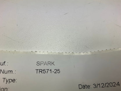 (25) TR571 Straight Brass Clamp-In Tubeless 3-3/8'' Truck Or Bus Valve Stems