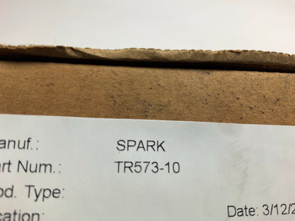 Pack Of 10 - TR573 4-3/8'' Brass Clamp-in Tubeless Tire Truck Valve Stem