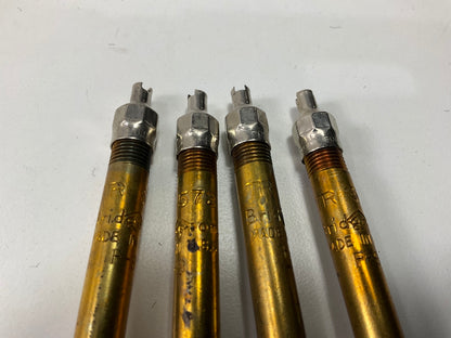 (4) New Unboxeed TR573 Brass Truck Valve Stems 4.35 In. (0.625 In. Valve Hole)