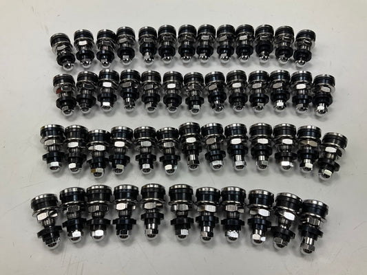 (50) Haltec TV575HP Low Profile Chrome Tire Valve Stems TV-575-HP