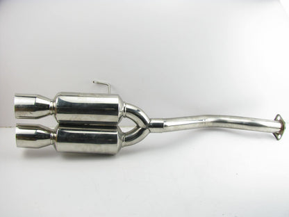 NEW - OUT OF BOX 2.5'' Mandrel Bent Exhaust System W/ Dual Outlet Muffler