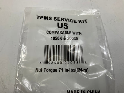 (4) U5 Tire Pressure Monitoring System (TPMS) Sensor Service Kits