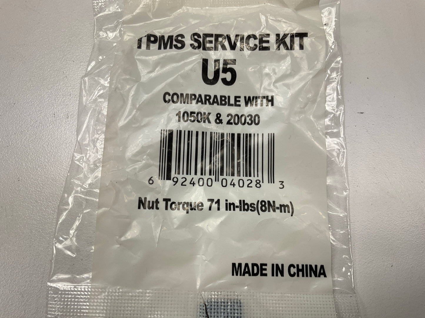 NEW - UNBOXED U5 TPMS Tire Pressure Monitor Sensor Service Kit