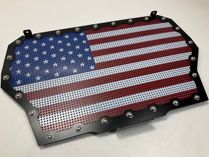 NEW UTV-PG-G2-FLAG US Flag Black Steel Grille For 2017-2018 Polaris RZR XP 1000