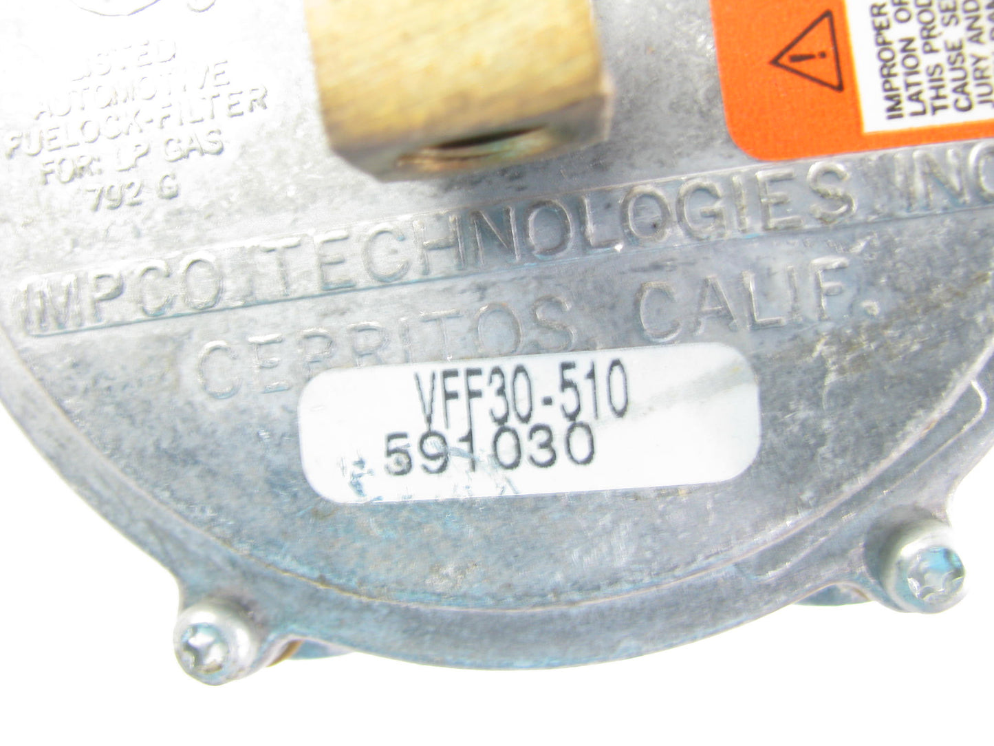 NEW - OUT OF BOX - IMPCO LPG PROPANE VACUUM LOCKOFF VFF30-510